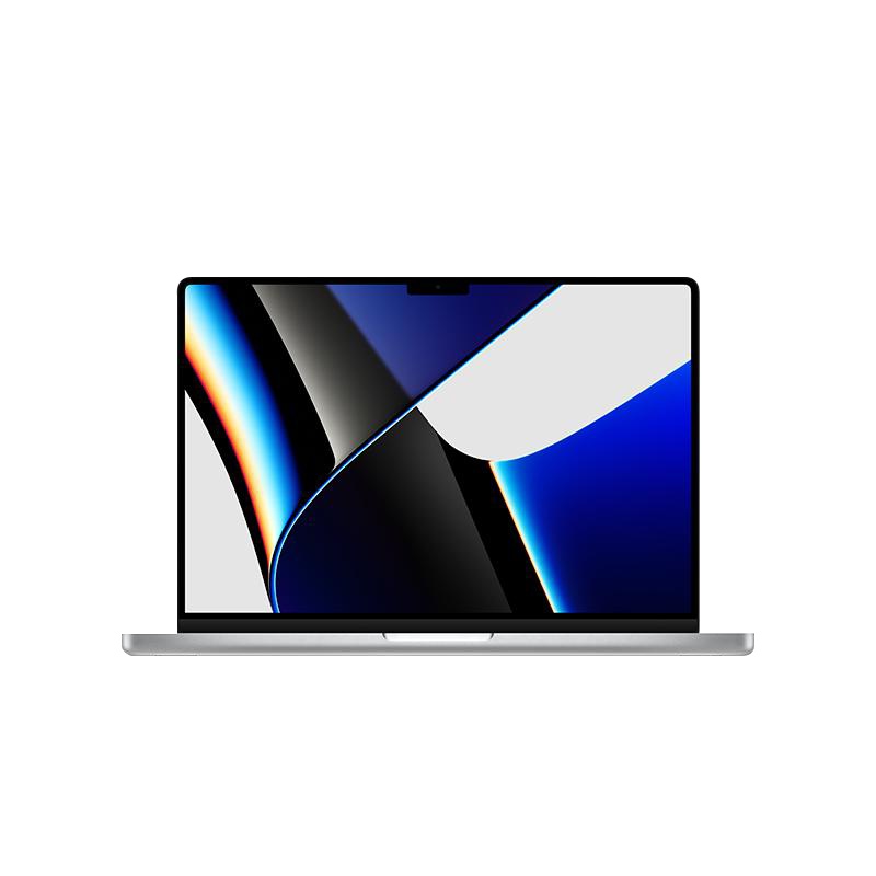 Apple MacBook Pro 14英寸 M1 Pro芯片(8核中央处理器 14核图形处理器) 16G 512G 银色 笔记本电脑 MKGR3CH/A