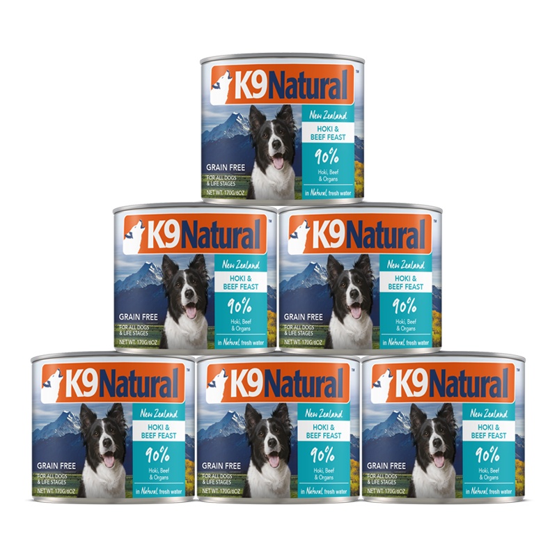 K9猫天然无谷猫罐-牛肉&鳕鱼170g