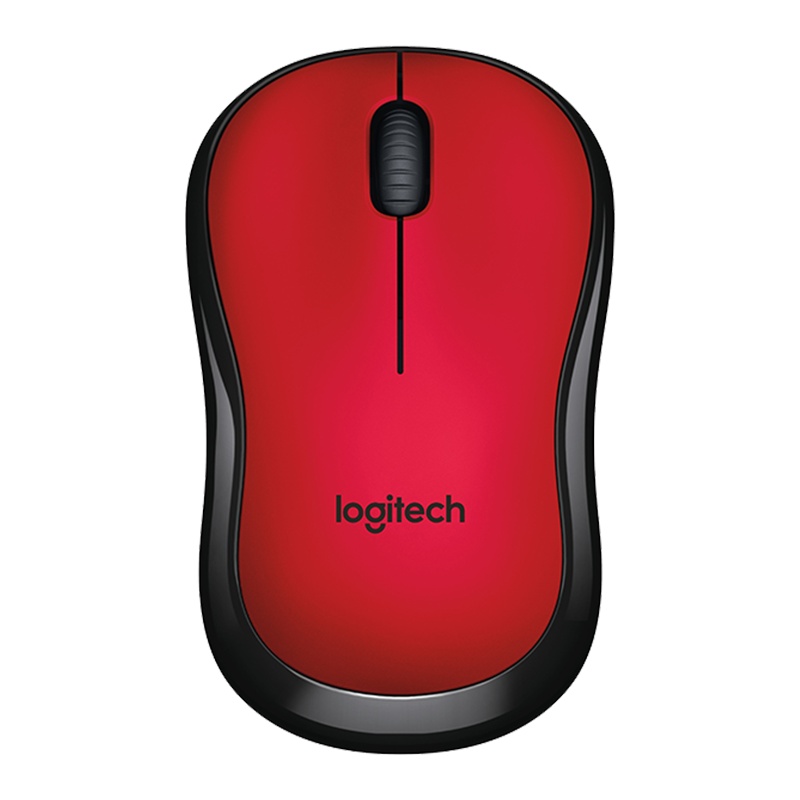 罗技(Logitech)M220无线静音鼠标光电USB家用商务办公台式机笔记本电脑 红色