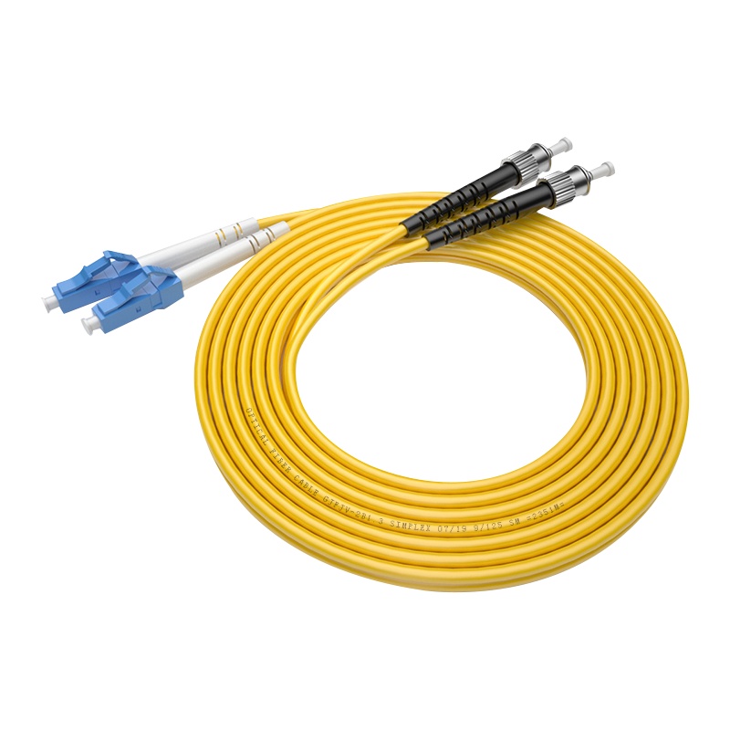 千天(QANTOP)光纤跳线 电信级光纤熔接收发器尾纤 光端机适用ST-LC单模双芯QT-GXTX114