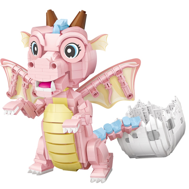 loz俐智小颗粒积木迷你宝贝龙恐龙蛋成人拼装益智玩具礼物男女孩1122