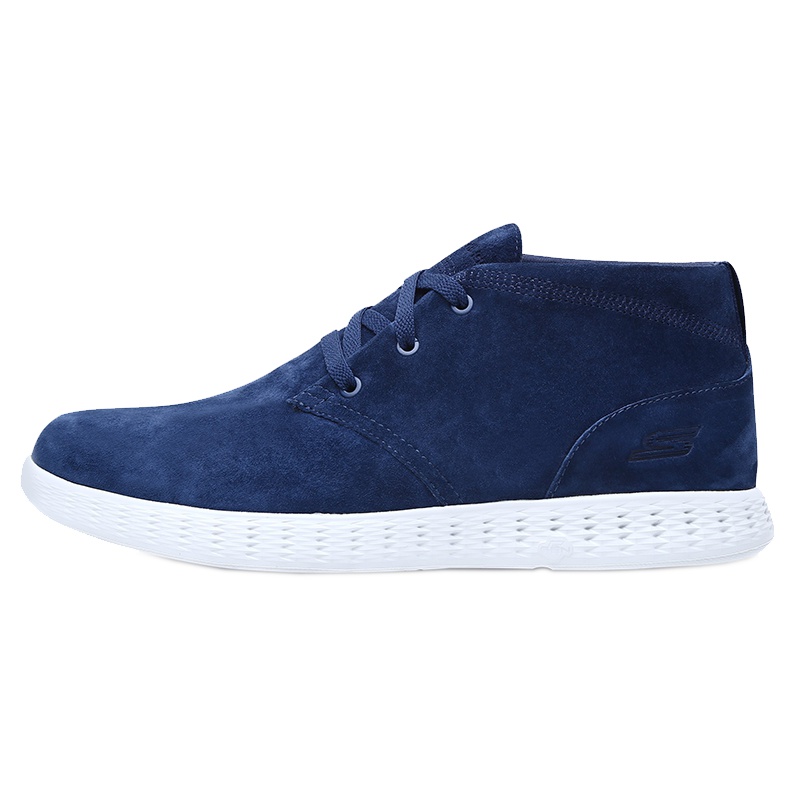 SKECHERS斯凯奇ON-THE-GO GLIDE 男士轻质绑带中帮休闲鞋53761-NVY
