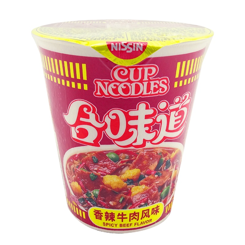 日清合味道杯面香辣牛肉风味