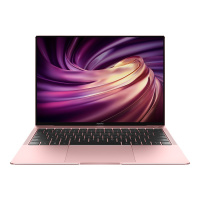 华为(HUAWEI) MateBook X Pro 2020款 13.9英寸超轻薄本全面屏笔记本电脑(i7-10510U 16G 512G 独显 3K触控屏 office) 樱粉金