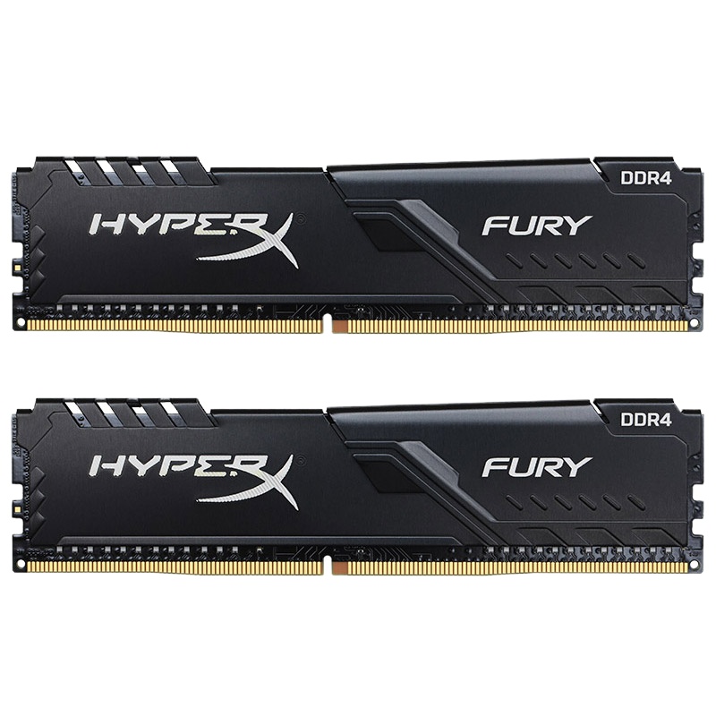 金士顿(Kingston) DDR4 2400 32GB(16G×2)套装 台式机内存条 骇客神条 Fury雷电系列