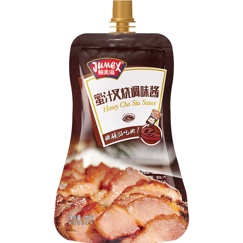 极美滋蜜汁叉烧酱110g烤肉酱烧烤刷酱脆皮鸡蘸酱
