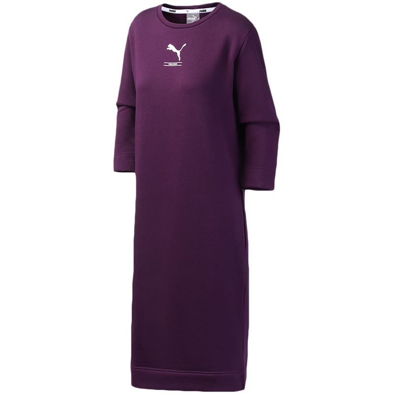 PUMA彪马女装运动服休闲圆领连衣裙581078