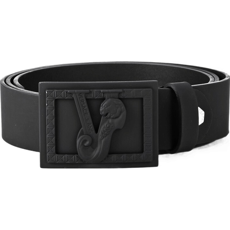 Versace JEANS 范思哲 男士皮革板扣式皮带腰带 D8YTBF02 70937