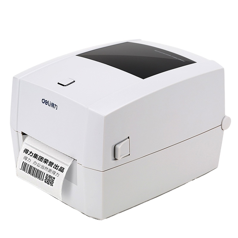得力DL-888T条码打印机铜版不干胶标签纸电子面单票据碳带打印机