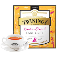 川宁(TWININGS) 波兰进口 茶叶红茶 英国川宁英伦茗香伯爵红茶37.5g(内含15枚)三角茶包 红茶