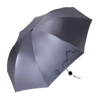 天堂伞 彩胶三折晴雨伞 33628E旅行者