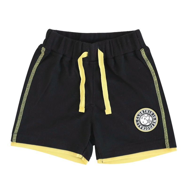 安笛贝乐童装儿童中小童短裤夏薄款宝宝夏装纯棉五分裤子男童中裤黑色沙滩裤80-120cm