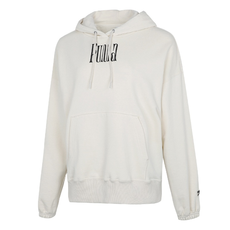 PUMA彪马卫衣外套女2021秋季新款连帽运动服宽松休闲套头衫533049