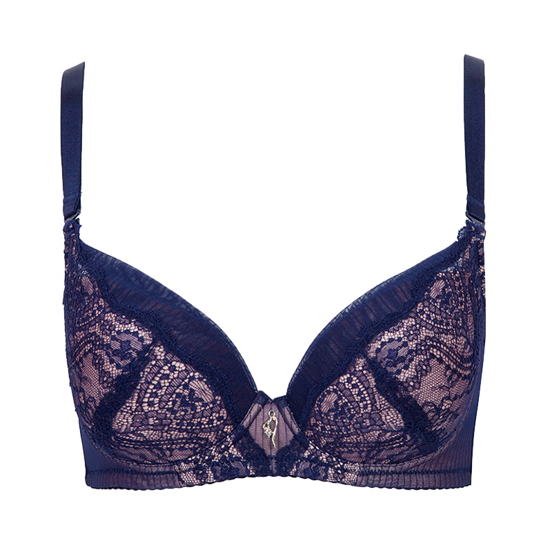 古今小胸性感侧收上托蕾丝舒适透气聚拢美背文胸罩内衣女 0G883