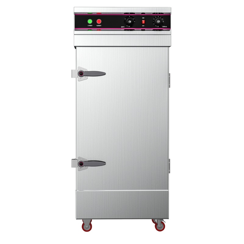 乐创 (lecon)商用蒸饭柜 酒店餐饮食堂电蒸箱蒸包馒头 12盘微智能定时款 LC-J-KZ120