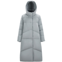 波司登舒适长款高品质鹅绒羽绒服女2021年新款连帽外套B10144134