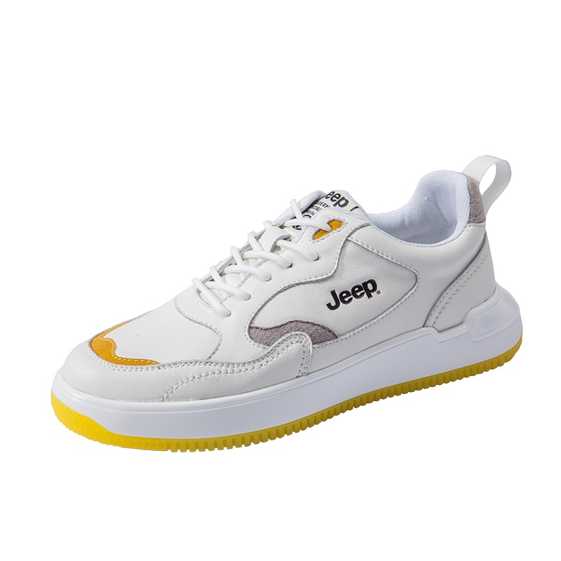 Jeep吉普男鞋休闲运动鞋透气轻质耐磨潮流板鞋