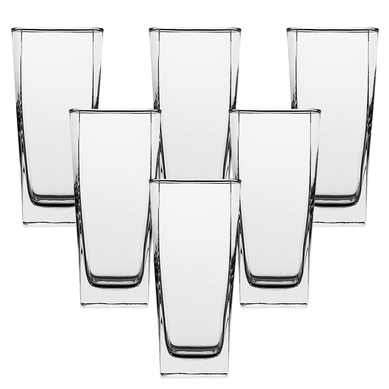 青苹果玻璃水杯茶杯创意厚底果汁杯耐热茶饮杯玻璃杯