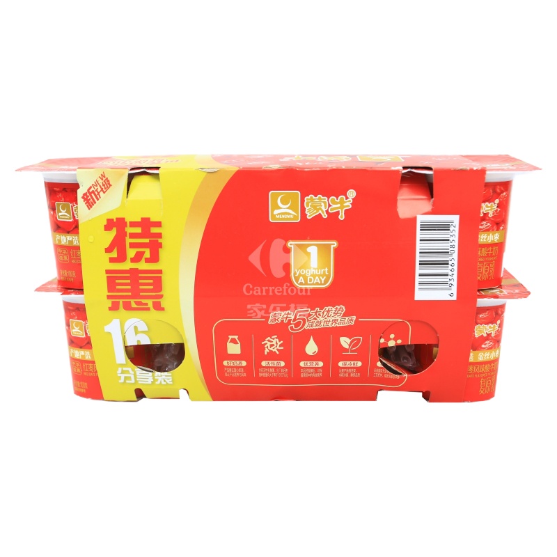 蒙牛红枣酸牛奶100g*16
