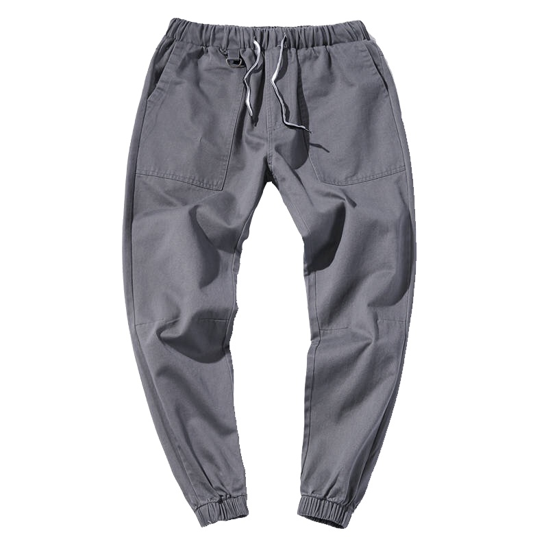 乔森马奇男士春夏季裤子男休闲裤男工装裤韩版哈伦裤九分裤修身学生运动裤男