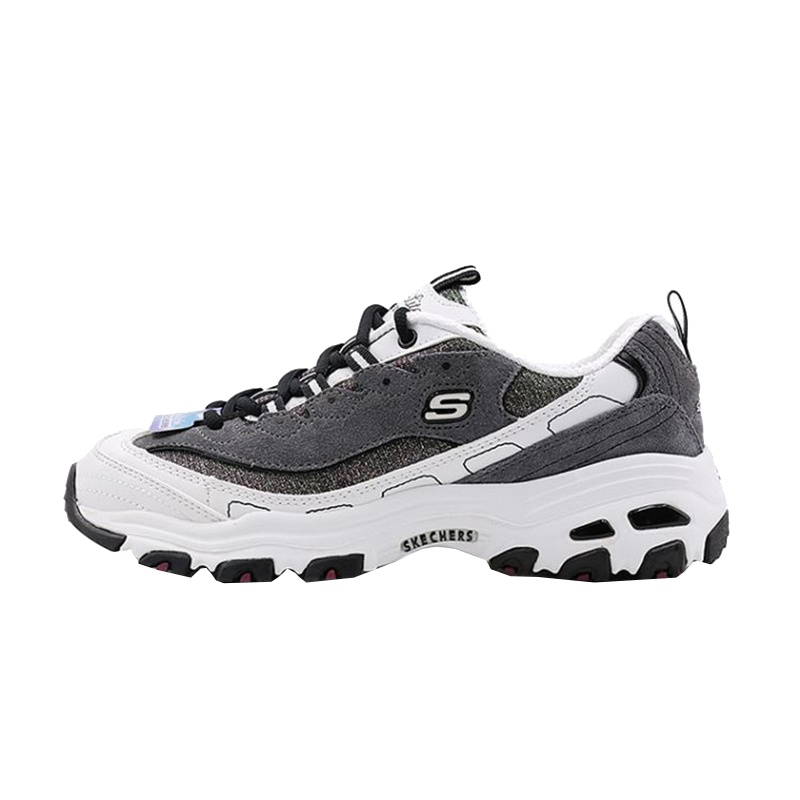 斯凯奇(Skechers) D'LITES系列 熊猫鞋 女士休闲鞋99999958-CCBK