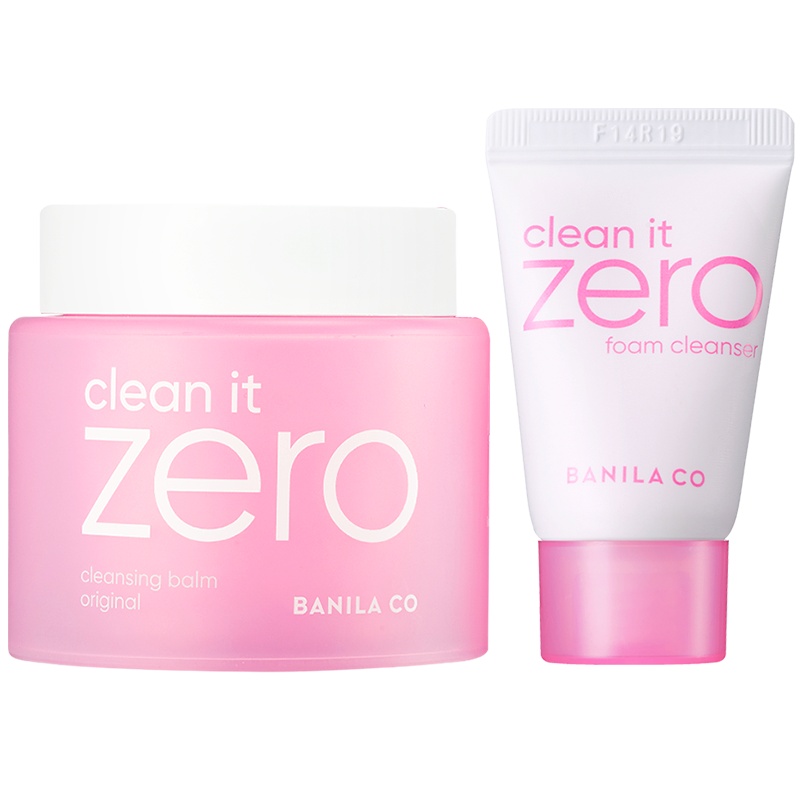 芭妮兰净柔卸妆膏180ml&洗面奶30ml套装 经典款(大容量)