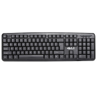 吉选(GESOBYTE)KB830有线键盘 办公键盘 低噪音 104键 防泼水 USB通用 笔记本电脑键盘 黑色