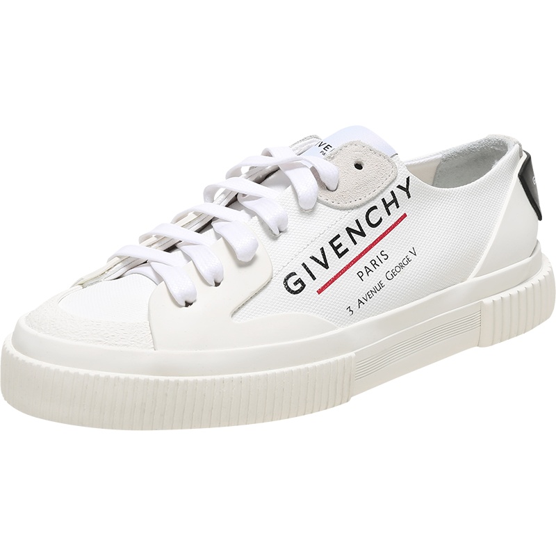 GIVENCHY 纪梵希 女士织物系带运动鞋板鞋小白鞋 BE000PE0PF