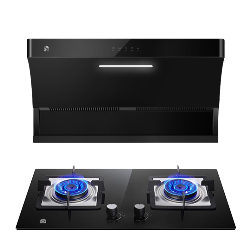 容声(RONGSHENG)烟灶套餐侧吸式抽油烟机21立方大吸力4.5KW大火力燃气灶组合RSP522R+QP06(Y)