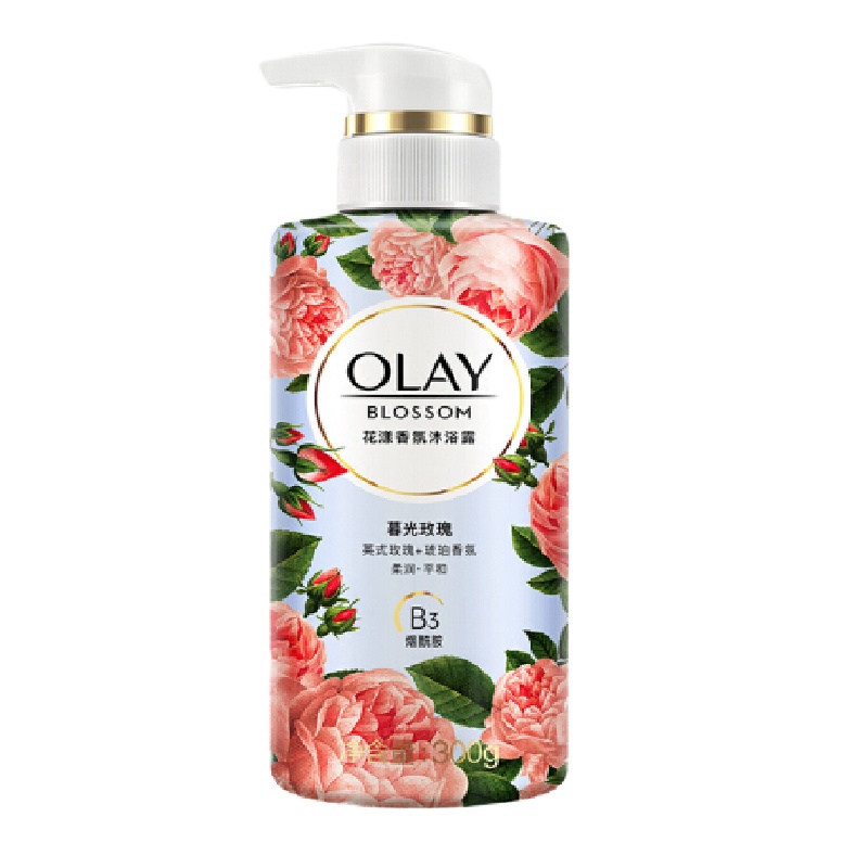 玉兰油 Olay 花漾香氛沐浴露 暮光玫瑰 300克