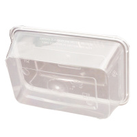 特美居 TMJ-867 一次性饭盒长方形透明塑料快餐盒300只装750ml带盖