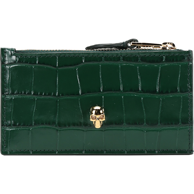 ALEXANDER MCQUEEN 亚历山大·麦昆 女士 皮革卡包卡夹零钱袋 632037 1JMHG