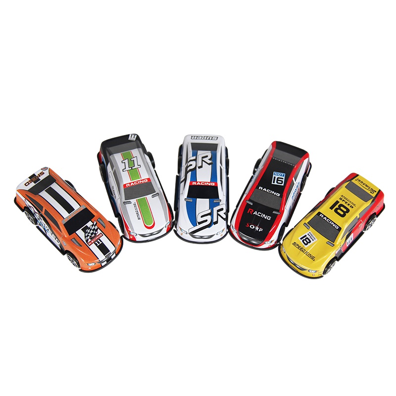 优佩儿精致迷你5只装合金小汽车滑行小车儿童玩具车模型玩具车迷你车