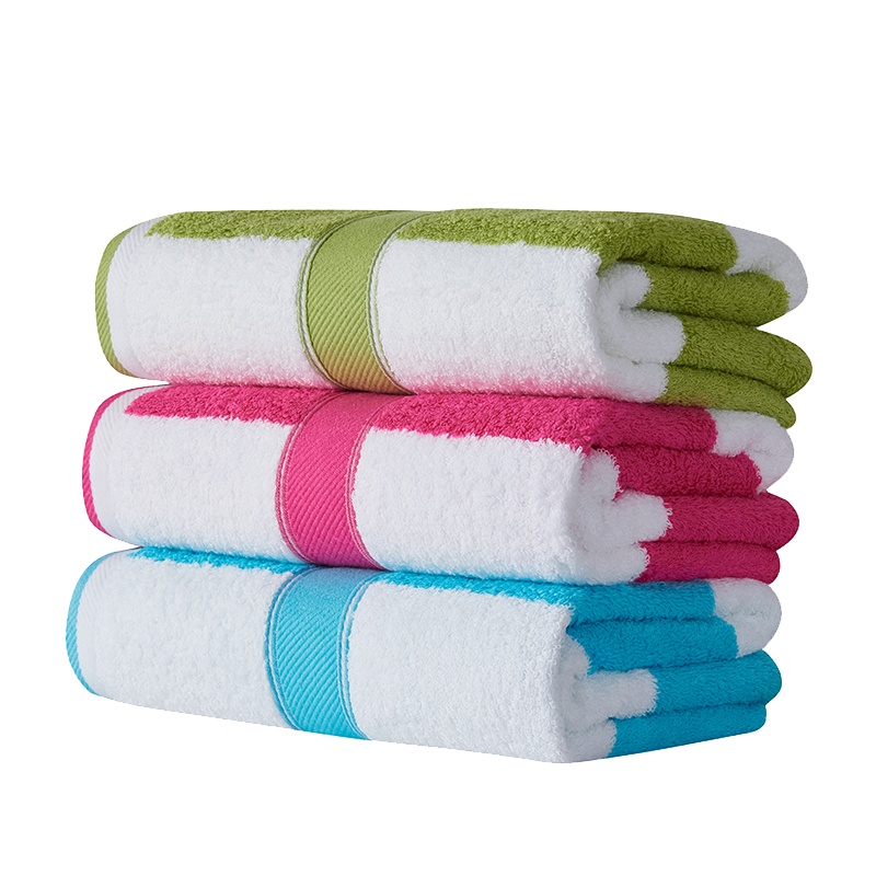 棉田阳光新干线浴巾 毛巾 全棉家用无捻纱成人男女吸水大浴巾