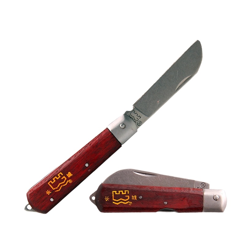 长城(THE GREAT WALL)95mm 木柄电工刀 418030