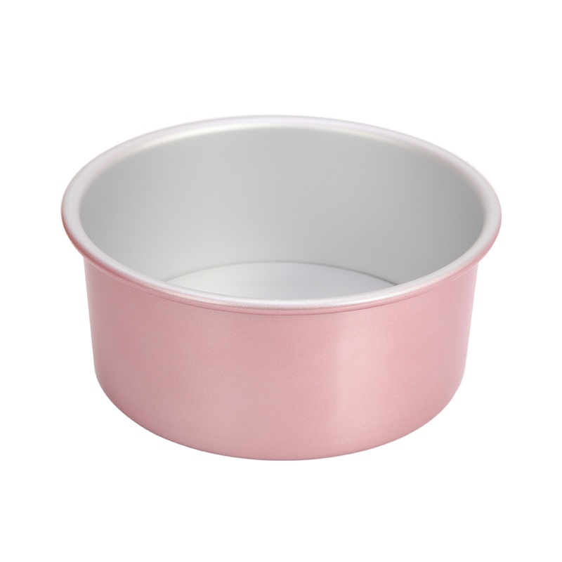 学厨 CHEF MADE 烘焙模具 蛋糕模具 玫瑰金8寸加高活底阳极戚风模具 海绵蛋糕烘焙蛋糕模厨房工具WK9276