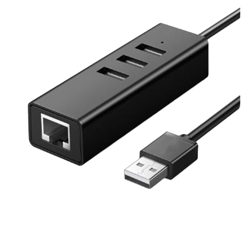 绿联 USB转网口转换器 外置网口扩展转接头 轻松扩展稳定不掉线 CZ