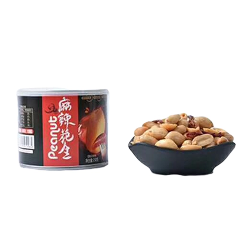 王记膳燕 生香世家麻辣花生600g(150g*4罐)麻辣味香辣味小鱼干花生 单盒价