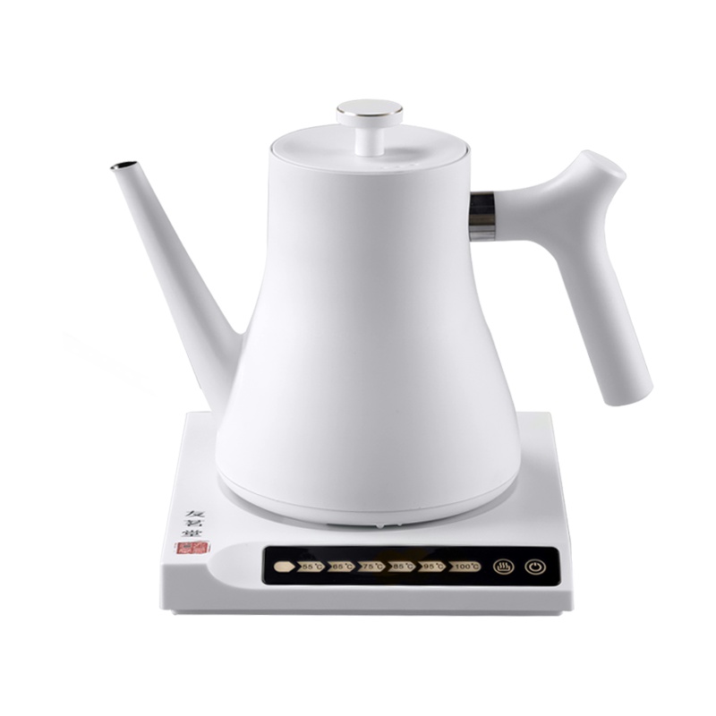 友茗堂 电水壶家用智能电热保温水壶煮茶器黑茶小型养生壶茶具 白色