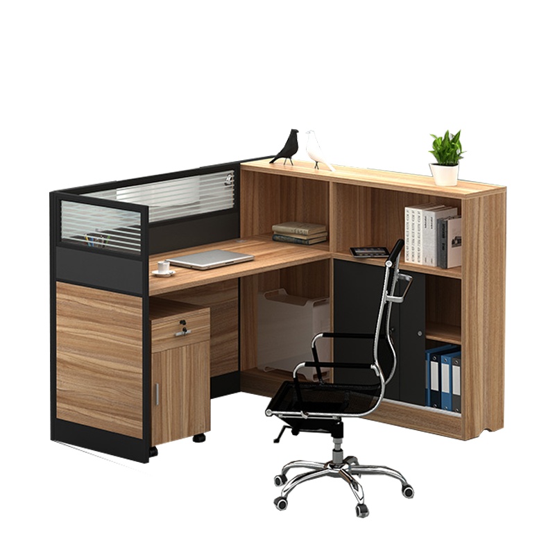 卓澳(ZHUOAO)屏风办公桌职员办公桌椅组合员工位电脑桌工作卡座高隔断财务桌