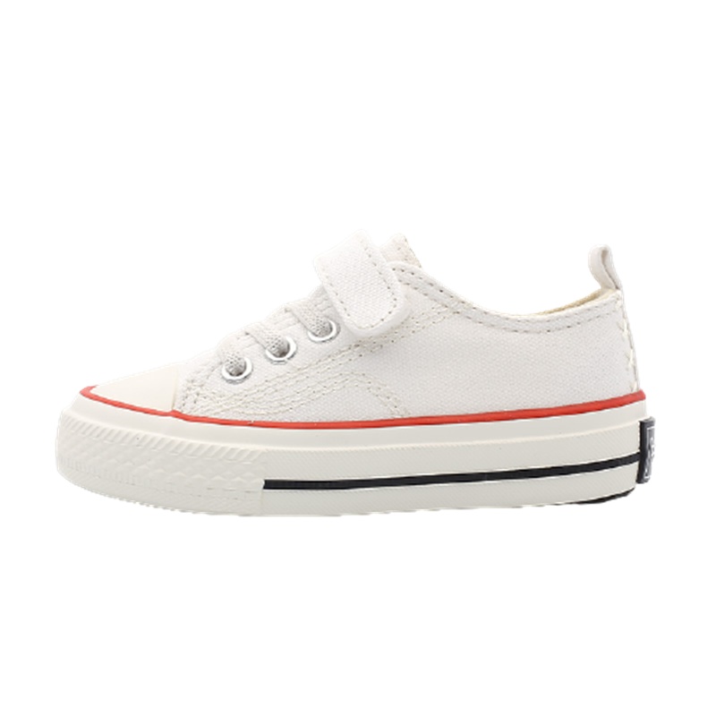 芭芭鸭儿童时尚百搭透气帆布鞋男童女童休闲帆布板鞋