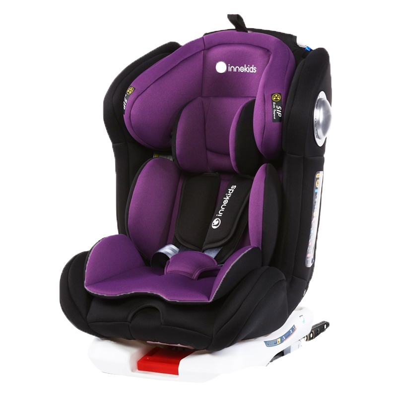 innokids儿童安全座椅汽车用0-12岁婴儿宝宝4周旋转可坐躺isofix