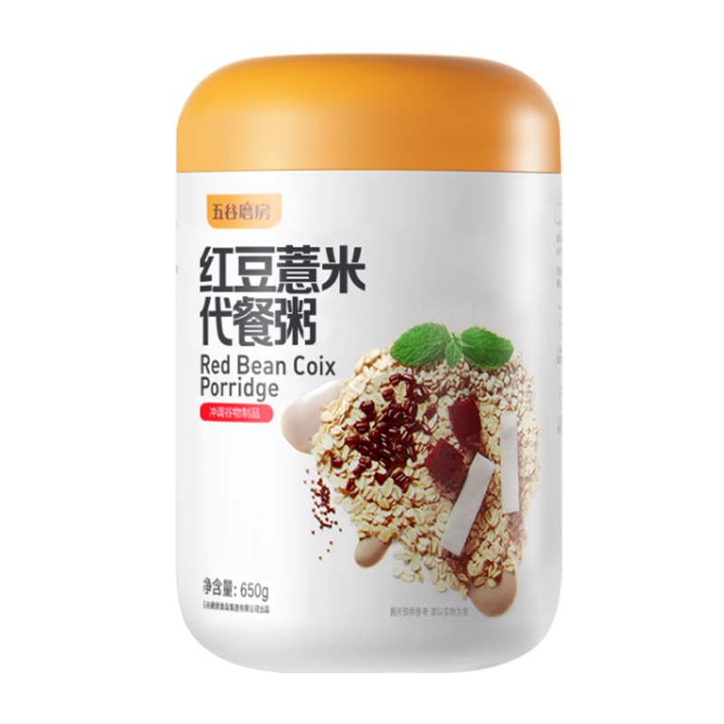 五谷磨房 红豆薏米藜麦粥代餐燕麦早餐营养五谷650g