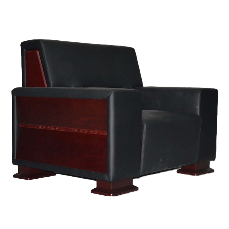 尊爵系列沙发S2P005双人位 (1800W*950D*900H)黑色牛皮