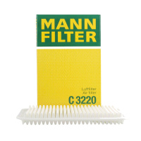 曼牌(MANN)空气滤C3220适配07-12款马自达2/马自达3/11-15款马自达3星骋/09-12款嘉年华