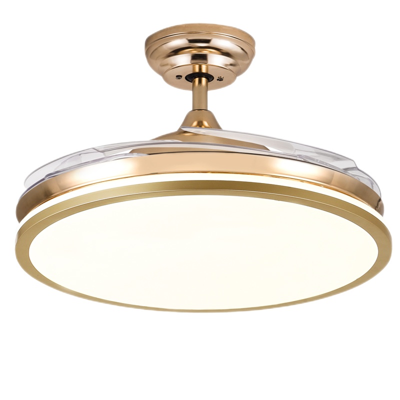 隐形风扇灯吊扇灯餐厅卧室客厅2021新款现代简约家用变频灯扇一体