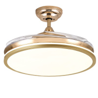 隐形风扇灯吊扇灯餐厅卧室客厅2021新款现代简约家用变频灯扇一体