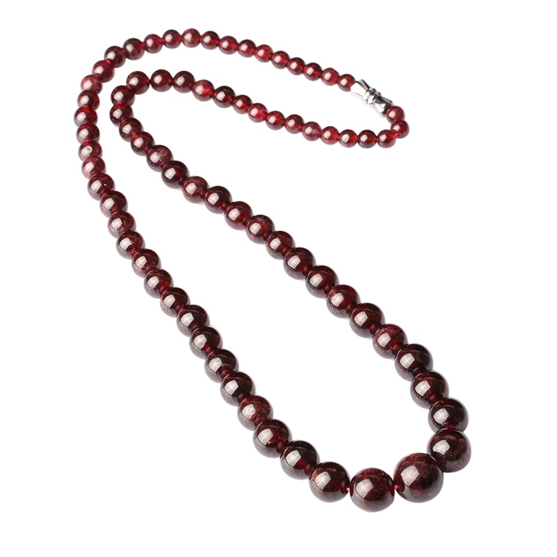 一生一石天然正品水晶手链手串时尚个性简约石榴石手链女送女友