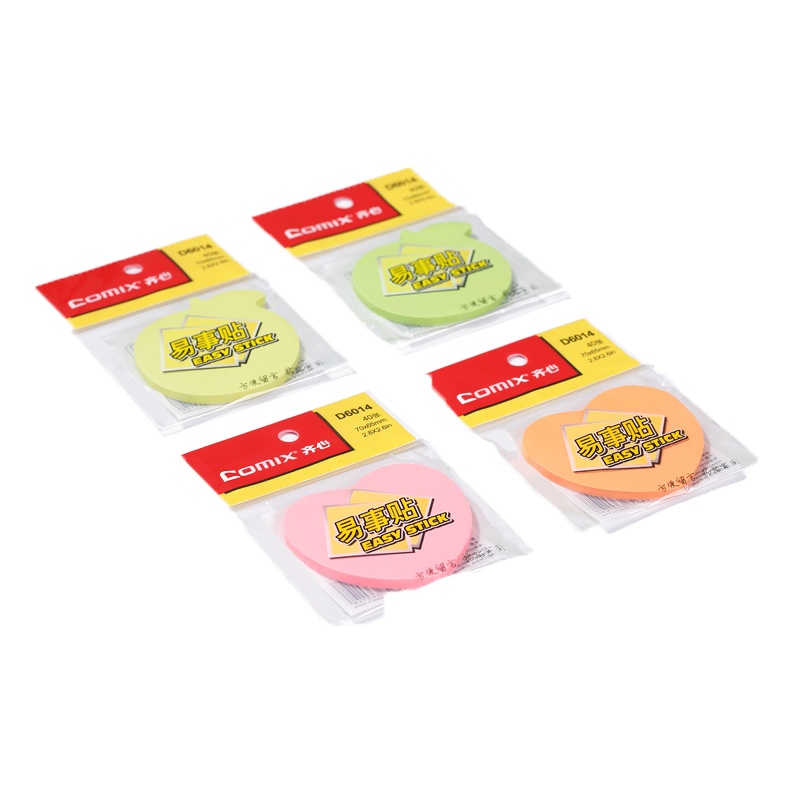 齐心 D6014 办公必备系列异形易事贴 袋装