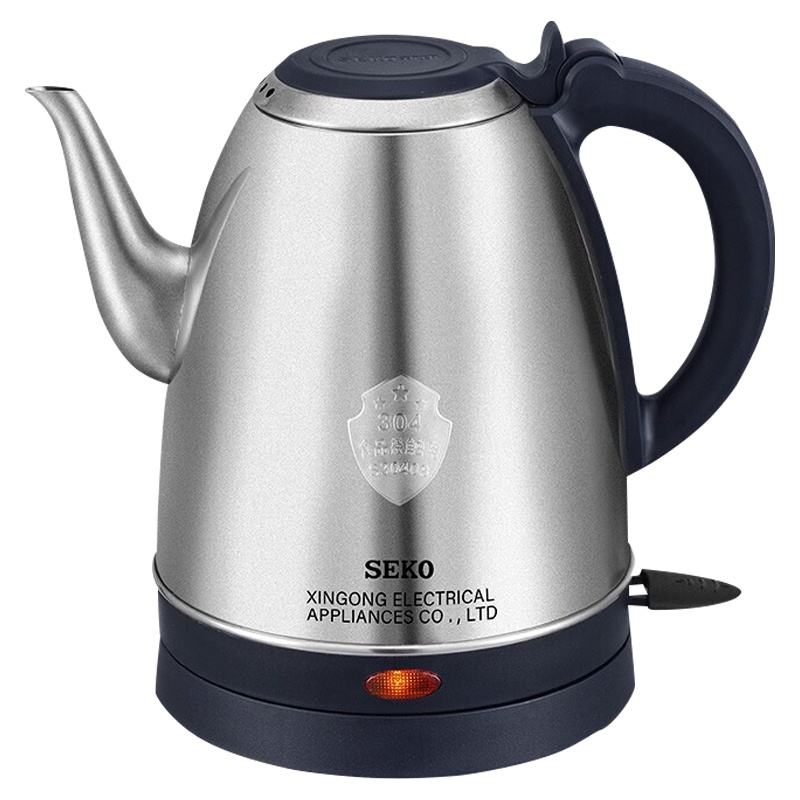新功(SEKO) 电热水壶茶具套装烧水壶304不锈钢电茶壶S31